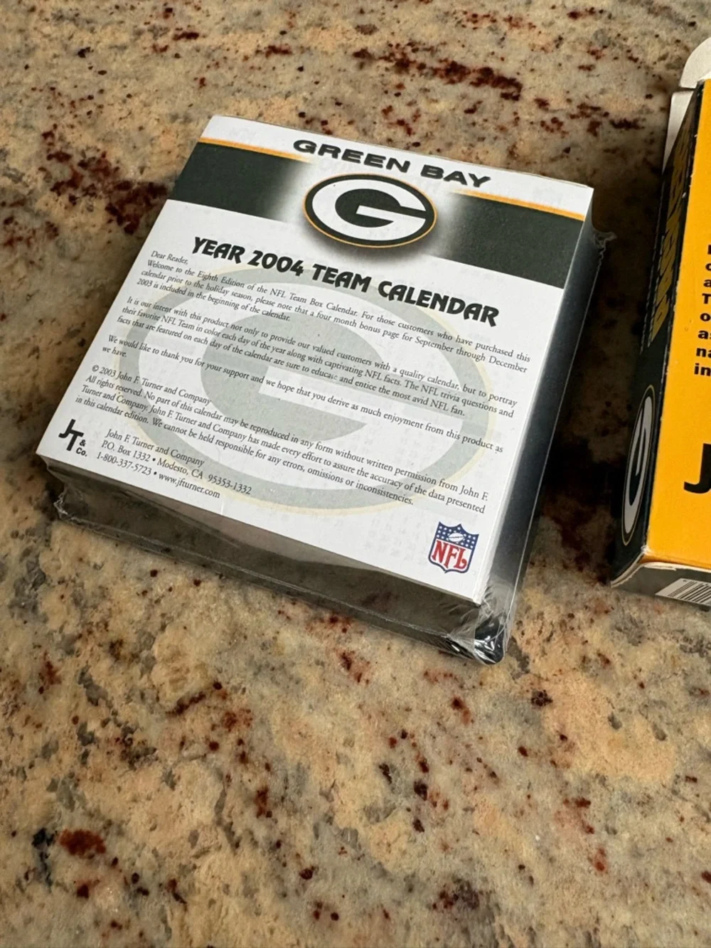 Green Bay Packers Gold & Green Team Calendar - NFL